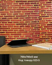Самоклеюча декоративна 3D панель Loft Expert міні цегла 700x770x5 мм - мініатюра 2
