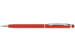 Ручка кулькова Economix Stylus металева корпус червоний синя (50) E10308-03 - мініатюра 2