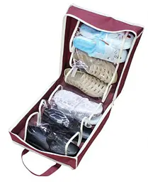 Сумка органайзер для зберігання взуття 6 пар Шуз Той UKC Shoe Tote - мініатюра 2