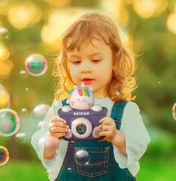 Генератор мильних бульбашок Beiens Фотоапарат Єдиноріг (907D) - мініатюра 4