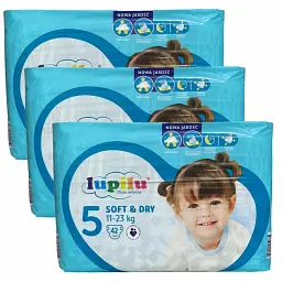 Підгузки Lupilu soft & dry 5 Junior (11-23 кг), 126 шт