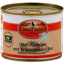 Вегетаріанські консерви для собак Landfleisch Dog Wolf Pesto Rot