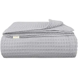 Плед покривало Cosas Smoky Greek Waffle 230х240 см вафельне (Blanket_36Smoky_GreekWaffle_230x240)