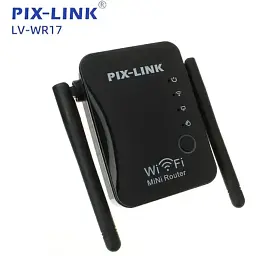 Ретранслятор Wi-Fi Pix-Link LV-WR17 підсилювач сигналу Black (17606) - мініатюра 3