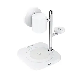 Бездротовий зарядний пристрій ACEFAST E39 desktop 4-in-1 wireless charging holder White (6974316286110) - мініатюра 5