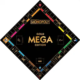 Настільна гра Winning Moves Monopoly Mega Gold UK - мініатюра 3