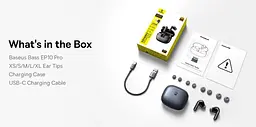 Навушники бездротові Baseus EP10 Pro ANC LDAC чорні - мініатюра 8