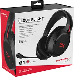 Ігрова гарнітура HyperX Cloud Flight WL USB Black (HX-HSCF-BK/EM) - мініатюра 8
