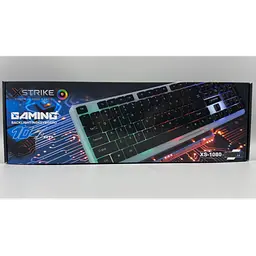 Клавіатура дротова XSTRIKE X-1080, RGB підсвічування, 104 клавіші, USB, чорна - мініатюра 3