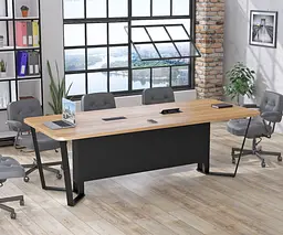 Стіл для переговорів V-240 Loft Design з розетками