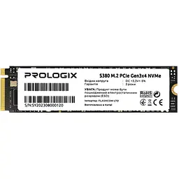 Накопичувач SSD M.2 2280 256GB Prologix (PRO256GS380)