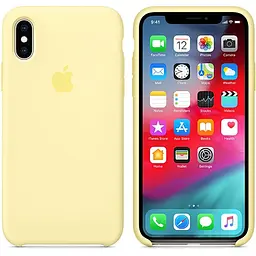 Чохол-накладка Toto Silicone Case Apple iPhone X/XS Yellow - мініатюра 2