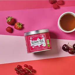 Чай чорний Kusmi Tea Four Red Fruits органічний 100 г - мініатюра 4