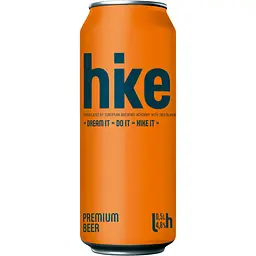 Пиво Hike Premium світле 4.8% з/б 0.5 л (196380)