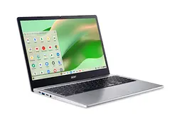 Ноутбук Acer Chromebook CB315-5H 15' FHD IPS, Intel C N100, 8GB, F128GB, UMA, ChromeOS, сріблястий (NX.KPPEU.001) - мініатюра 10