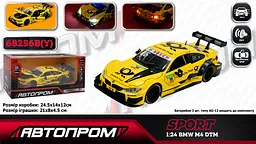 Модель BMW M4 DTM 1:24 Автопром світло звук двері 68256B (Y) - мініатюра 2