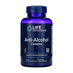 Витаминно-минеральный комплекс Life Extension Антиалкогольный комплекс, Anti-Alcohol Complex, 60 капсул (LEX22400)
