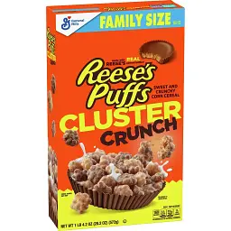 Сухий сніданок Reese's Puffs Cluster Crunch Breakfast Cereal 572 g