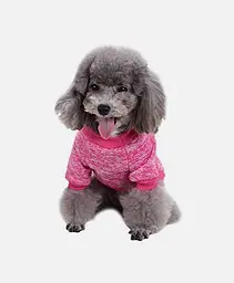 Кофта для собак та котів EcoToys Bright Pink S ряба яскраво-рожева A: 25 см B: 34 см C: 20 см 7099 - мініатюра 3