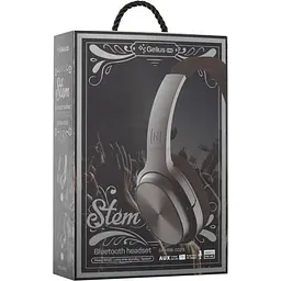 Навушники Stereo Bluetooth Gelius Ultra Stem GL-HB-0029 Black/Brown - мініатюра 3