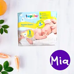 Підгузки Lupilu Premium 1 2-5кг 24шт