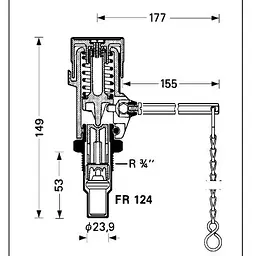 Регулятор тяги Honeywell Resideo Braukmann FR124 - мініатюра 2