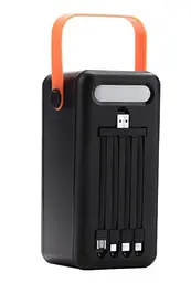 Повербанк No Brand Tugii Y108 Power Bank 80000 мАг Чорний (2104619077) - мініатюра 3