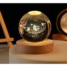 Світильник нічник 3D з LED підсвічуванням на тумбочку в спальню для дітей на подарунок - мініатюра 2