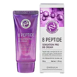 Тональний крем для обличчя BB/Пептиди 8 Peptide Sensation Pro BB Cream Enough 50 г