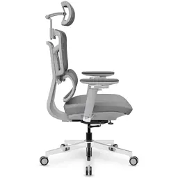 Офісне крісло Mealux S4 Air Fabric Grey (HF-S4 F/G) - миниатюра 7