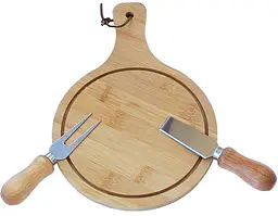 Сирна дошка FunTree, із сирними ножами Dynasty 26х18х1 см (13,5х2,5 см) kuh0007971