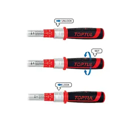 Ключ Toptul динамометричний 1"x1095мм 200-1000Nm (ANBV32A0) - мініатюра 2