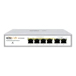 PoE-комутатор 6-портовий керований Wi-Tek WI-PCES306G V2 гігабітний, 4x1000Mbps PoE+, 2x1000Mbps Uplink, 60W, Cloud, ONVIF (73-00251) - мініатюра 2