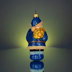 Ялинкова прикраса Різдвяні історії Миколайчик зимовий скло (4820001128222) - мініатюра 4