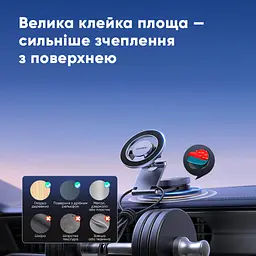 Автотримач для телефона UGREEN LP865 Dashboard Magnetic Car Phone Mount (UGR-45577) - мініатюра 10