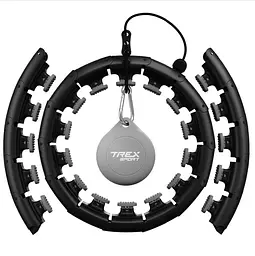 Хулахуп Trex Sport TX-010CHH масажний з обважнювачем чорний