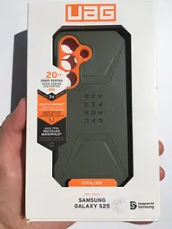 Чохол протиударний UAG Civilian MagSafe для Samsung Galaxy S25 (S931) Olive 214475117297 - мініатюра 2
