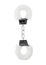 Наручники Beginners Handcuffs Furry - White Ouch! 36-OU002WHT 101706 - мініатюра 7