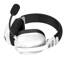 Ігрові навушники бездротові з мікрофоном HATOR ESH-16 Wireless HYPERPUNK 3 SyncHUB Hi-Res White - мініатюра 6