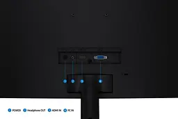 Монiтор Samsung 27" Essential S3 S27D390G (LS27D390GAIXUA) VA Black Curved 100Hz - мініатюра 7