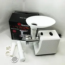 М'ясорубка електрична domotec r3391 2000 Вт, компактна м'ясорубка для дому, м'ясорубка 3 в 1 - мініатюра 4