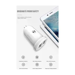 Зарядний пристрій XO CC18 2.1A/2 USB White (XO-CC18-WH) - мініатюра 4