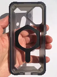 Чохол протиударний UAG Plasma XTE MagSafe для iPhone 16 (6.1") Ash/Titanium 1144761F3136 - мініатюра 7