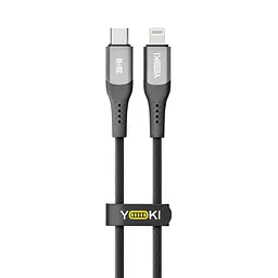 Кабель для заряджання та обміну даними Yoki YK-SO15 SOLID Series 30W 3A/10V 0.25 м Чорний