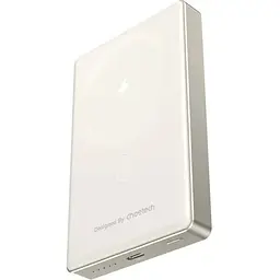 УМБ Choetech Magnetic Wireless 10000mAh 20W PD Qi-15W USB-C In/Out, тонкий, Beige