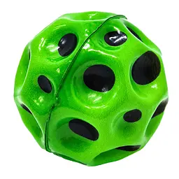 М'яч надстрибучий стрибун MOON BALL 24971-3Green розмір іграшки 6,3 см