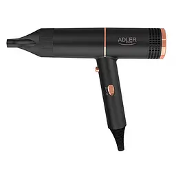 Фен з іонізацією Adler AD 2278, 1400 Вт 2 швидкості холодне повітря 1 шт. чорний (33705-IS) - мініатюра 2