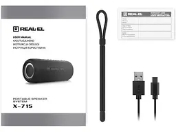 Портативна колонка REAL-EL X-715 (EL121600027) - мініатюра 3