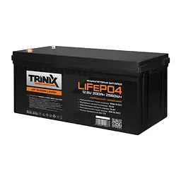 Акумуляторна батарея літій-залізо-фосфатна 12.8В 200А*год Trinix LFP 12V200Ah LiFePO4 (44-00055)