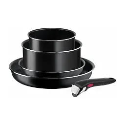 Набір посуду Tefal Ingenio Easy Cook & Clean, 5 предметів, чорний (L1539543)